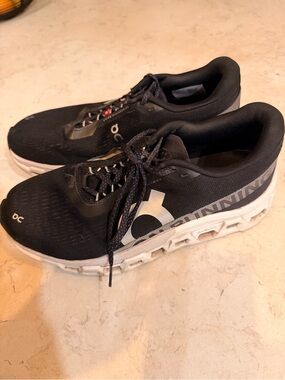 On Running Running Womens Black Cloudrunning Lightweight Running Shoes